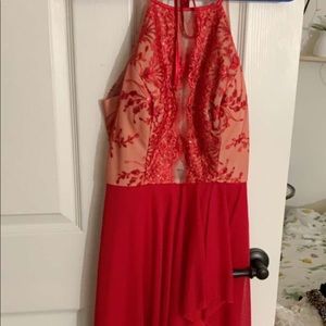 High to low prom dress